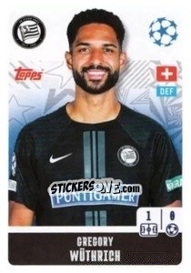 Sticker Gregory Wüthrich