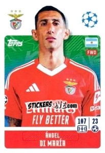Sticker Ángel Di María - UEFA Champions League 2024-2025
 n. 354 - Topps