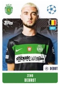 Sticker Zeno Debast - UEFA Champions League 2024-2025
 n. 361 - Topps