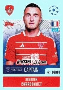 Sticker Brendan Chardonnet (Captain)