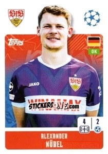 Sticker Alexander Nübel - UEFA Champions League 2024-2025
 n. 381 - Topps