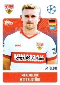 Sticker Maximilian Mittelstädt - UEFA Champions League 2024-2025
 n. 383 - Topps