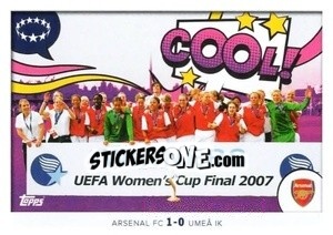 Sticker Arsenal FC 2007 - UEFA Champions League 2024-2025
 n. 402 - Topps