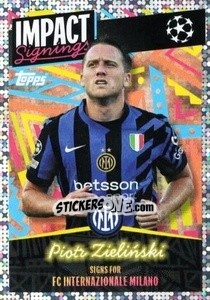 Sticker Piotr Zieliński (FC Internazionale Milano) - UEFA Champions League 2024-2025
 n. 405 - Topps