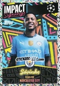 Sticker Sávinho (Manchester City)