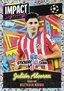Sticker Julián Alvarez (Atlético de Madrid) - UEFA Champions League 2024-2025
 n. 411 - Topps