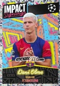Sticker Dani Olmo (FC Barcelona) - UEFA Champions League 2024-2025
 n. 416 - Topps