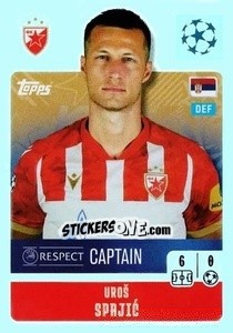 Sticker Uroš Spajić (Captain)
