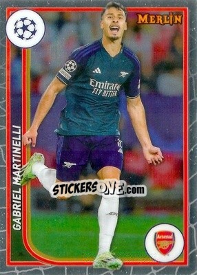 Sticker Gabriel Martinelli - Chrome UEFA Club Competitions 2023-2024
 n. 10 - Topps Merlin