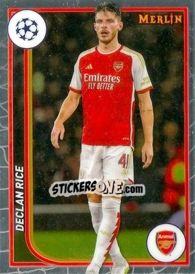 Sticker Declan Rice - Chrome UEFA Club Competitions 2023-2024
 n. 13 - Topps Merlin