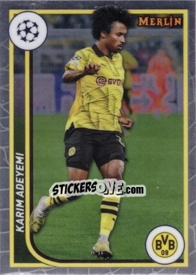 Sticker Karim Adeyemi - Chrome UEFA Club Competitions 2023-2024
 n. 36 - Topps Merlin