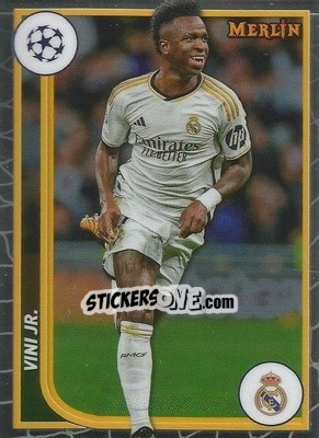 Sticker Vini Jr. - Chrome UEFA Club Competitions 2023-2024
 n. 104 - Topps Merlin