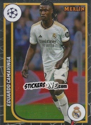 Sticker Eduardo Camavinga - Chrome UEFA Club Competitions 2023-2024
 n. 108 - Topps Merlin