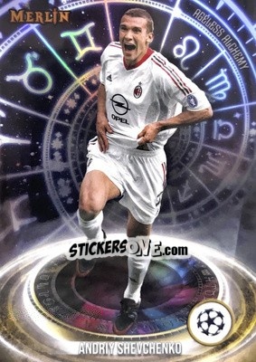 Sticker Andriy Shevchenko - Chrome UEFA Club Competitions 2023-2024
 n. AA-13 - Topps Merlin