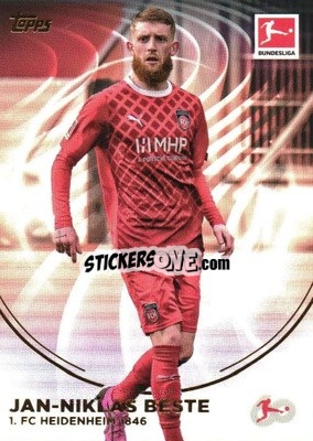 Sticker Jan-Niklas Beste - 60 Years Celebration Bundesliga 2023-2024
 n. 3 - Topps