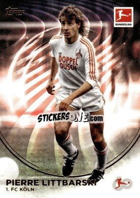 Sticker Pierre Littbarski - 60 Years Celebration Bundesliga 2023-2024
 n. 20 - Topps