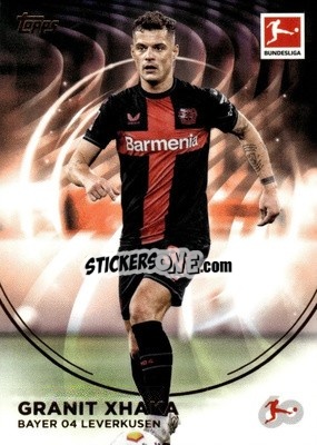 Sticker Granit Xhaka - 60 Years Celebration Bundesliga 2023-2024
 n. 30 - Topps