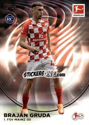 Sticker Brajan Gruda - 60 Years Celebration Bundesliga 2023-2024
 n. 33 - Topps