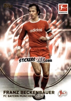 Sticker Franz Beckenbauer - 60 Years Celebration Bundesliga 2023-2024
 n. 37 - Topps