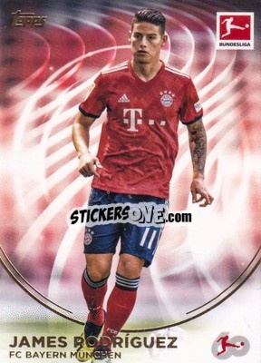 Sticker James Rodríguez - 60 Years Celebration Bundesliga 2023-2024
 n. 45 - Topps