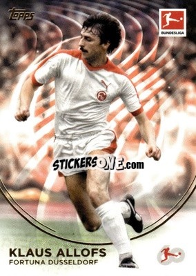 Sticker Klaus Allofs - 60 Years Celebration Bundesliga 2023-2024
 n. 62 - Topps