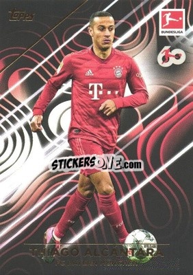 Sticker Thiago Alcántara - 60 Years Celebration Bundesliga 2023-2024
 n. BLE-8 - Topps
