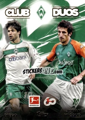 Sticker Diego / Johan Micoud - 60 Years Celebration Bundesliga 2023-2024
 n. CD-DM - Topps