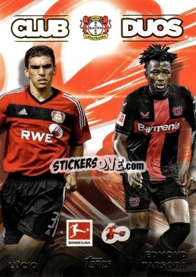 Sticker Lúcio / Edmond Tapsoba - 60 Years Celebration Bundesliga 2023-2024
 n. CD-LT - Topps
