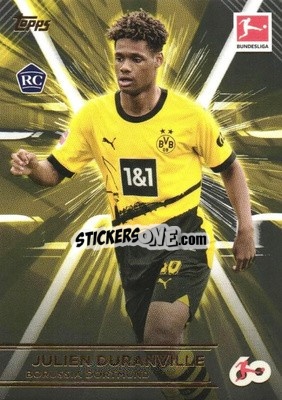 Sticker Julien Duranville - 60 Years Celebration Bundesliga 2023-2024
 n. HT-7 - Topps