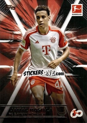 Sticker Jamal Musiala - 60 Years Celebration Bundesliga 2023-2024
 n. HT-9 - Topps