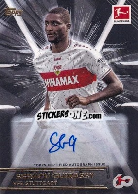 Sticker Serhou Guirassy - 60 Years Celebration Bundesliga 2023-2024
 n. HTA-SG - Topps