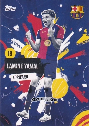 Sticker Lamine Yamal - FC Barcelona 2024-2025 Team Set
 n. 34 - Topps