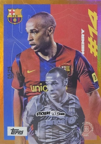 Cromo Henry - FC Barcelona 2024-2025 Team Set
 n. 44 - Topps