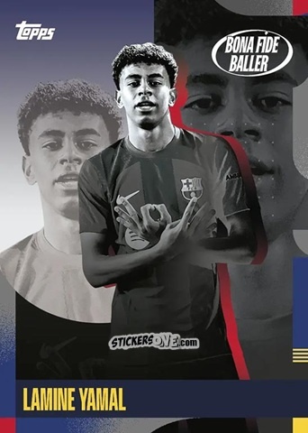 Figurina Lamine Yamal - FC Barcelona 2024-2025 Team Set
 n. 49 - Topps