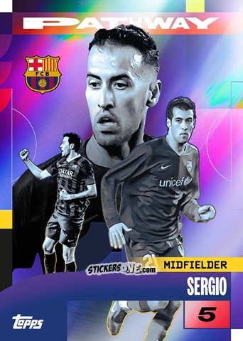 Figurina Busquets - FC Barcelona 2024-2025 Team Set
 n. PA-9 - Topps