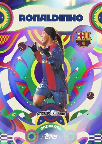 Sticker Ronaldinho - FC Barcelona 2024-2025 Team Set
 n. SS-2 - Topps