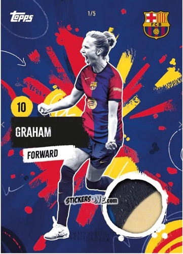 Sticker Caroline Graham Hansen - FC Barcelona 2024-2025 Team Set
 n. RR-GH - Topps