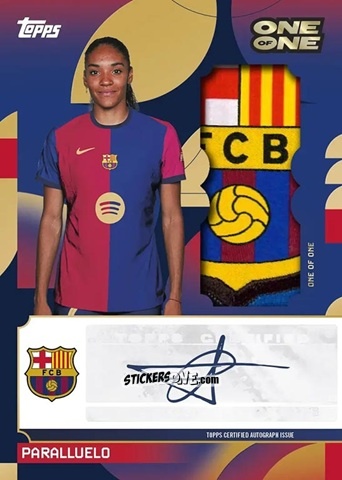 Sticker Paralluelo - FC Barcelona 2024-2025 Team Set
 n. RR-SP - Topps