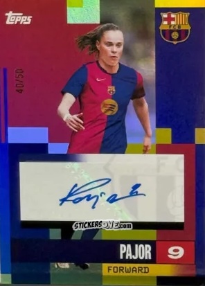 Figurina Pajor - FC Barcelona 2024-2025 Team Set
 n. AU-EP - Topps