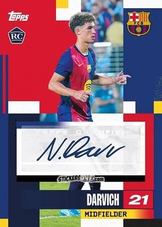 Figurina Darvich - FC Barcelona 2024-2025 Team Set
 n. AU-ND - Topps