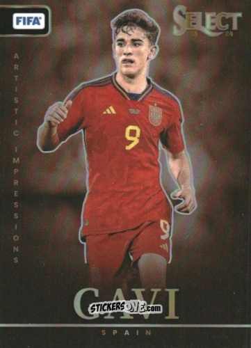 Figurina Gavi - Select FIFA Soccer 2023-2024
 n. AI11 - Panini