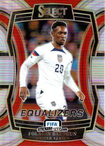 Figurina Folarin Balogun - Select FIFA Soccer 2023-2024
 n. E6 - Panini