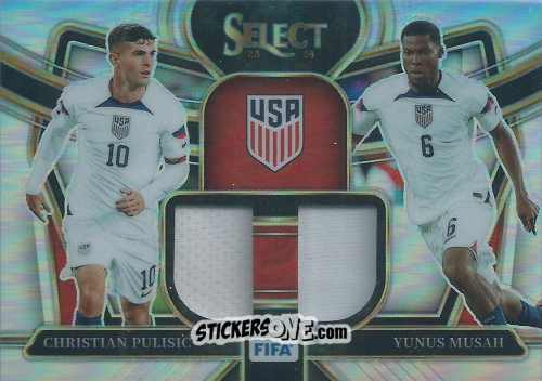 Cromo Christian Pulisic / Yunus Musah - Select FIFA Soccer 2023-2024
 n. DS4 - Panini