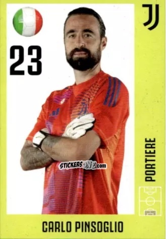 Cromo Carlo Pinsoglio - Juventus 2024-2025 n. 6 - Euro Publishing