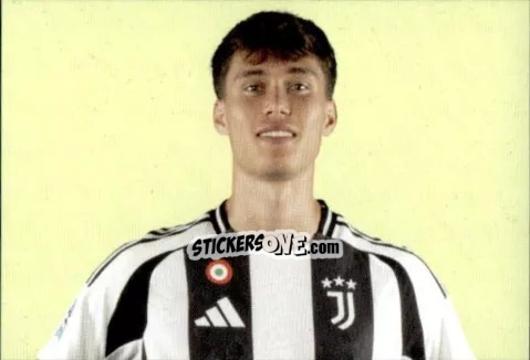 Sticker Nicolò Savona - Juventus 2024-2025 n. 40 - Euro Publishing