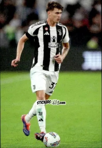 Figurina Nicolo' Savona - Juventus 2024-2025 n. 100 - Euro Publishing