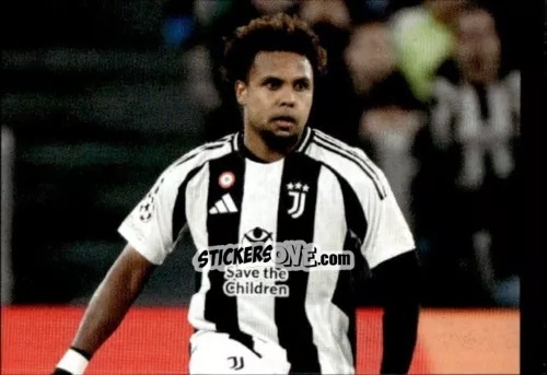 Cromo Weston Mckennie - Juventus 2024-2025 n. 122 - Euro Publishing