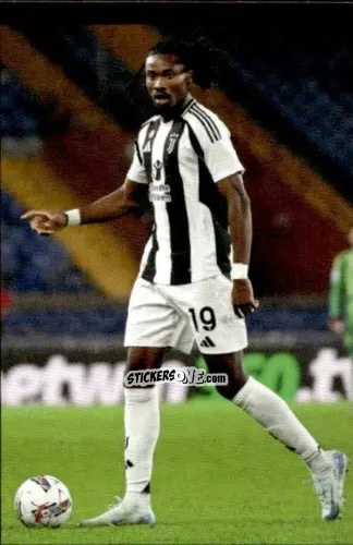 Sticker Khephren Thuram - Juventus 2024-2025 n. 137 - Euro Publishing