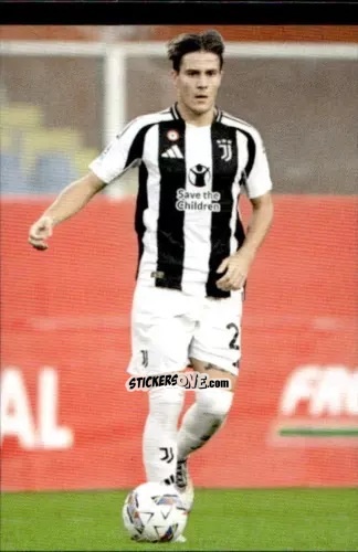 Cromo Nicolo' Fagioli - Juventus 2024-2025 n. 140 - Euro Publishing