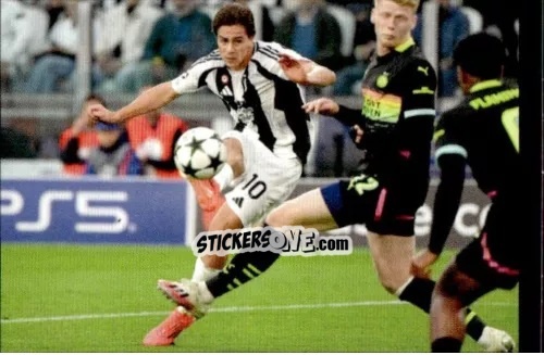 Cromo Kenan Yildiz - Juventus 2024-2025 n. 160 - Euro Publishing